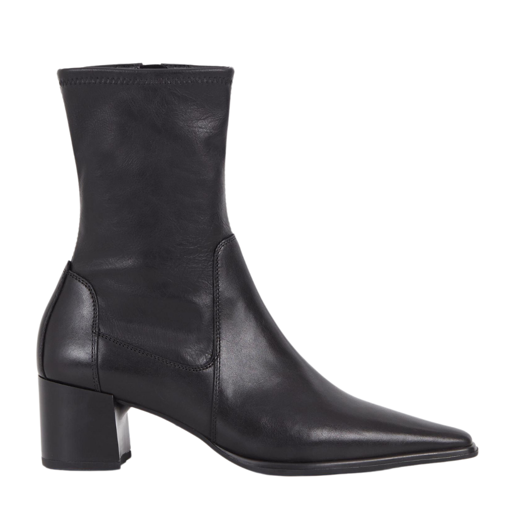 Vagabond Women's Giselle Boots in Black Leather/Comb