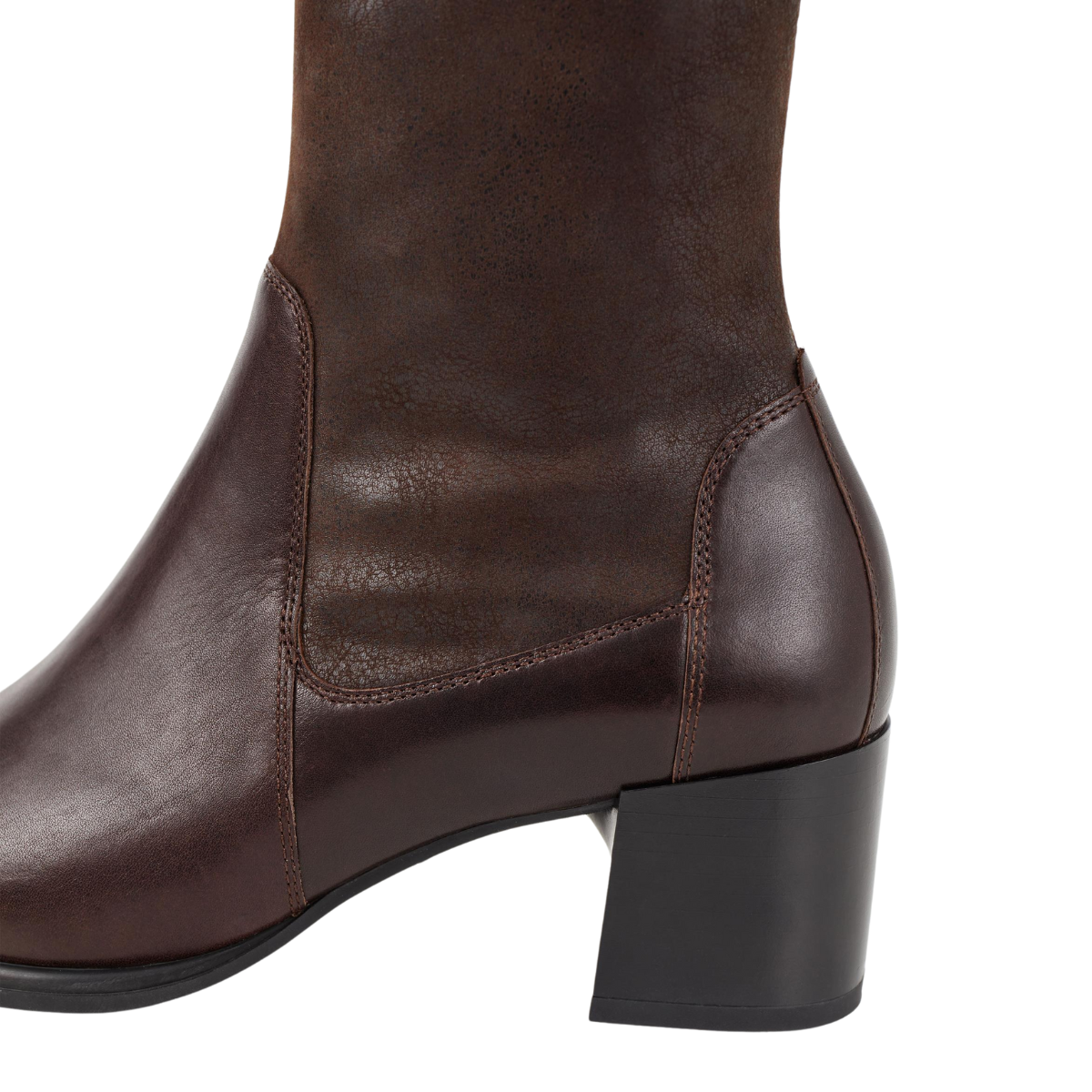 Vagabond Women's Giselle Boots in Brown Leather/Comb