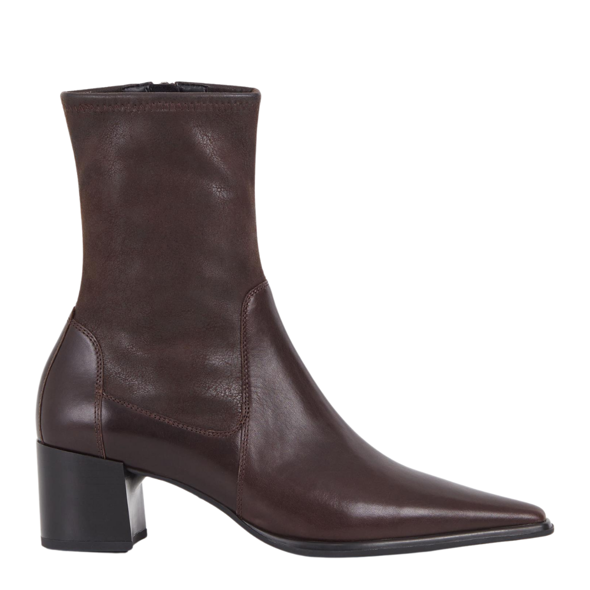 Vagabond Women's Giselle Boots in Brown Leather/Comb