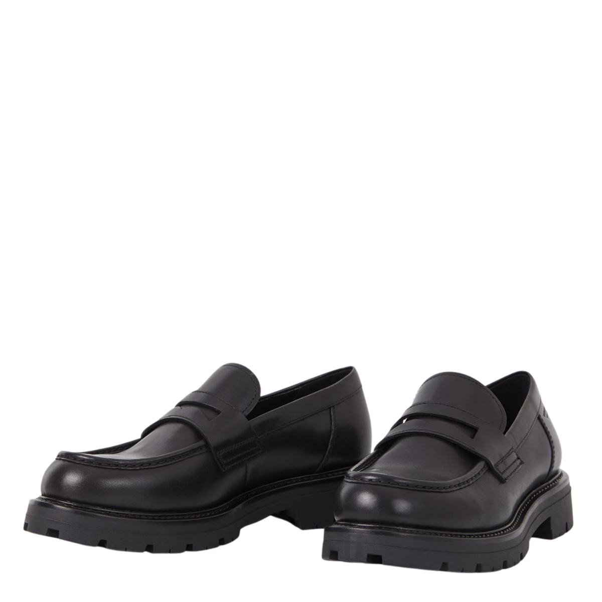 Vagabond Men's Cameron Loafers in Black Leather