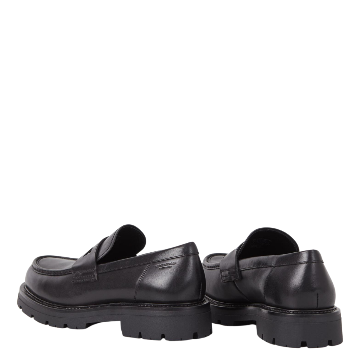 Vagabond Men's Cameron Loafers in Black Leather