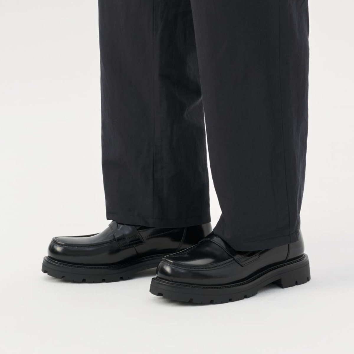 Vagabond Men's Cameron Loafers in Black Polished Leather