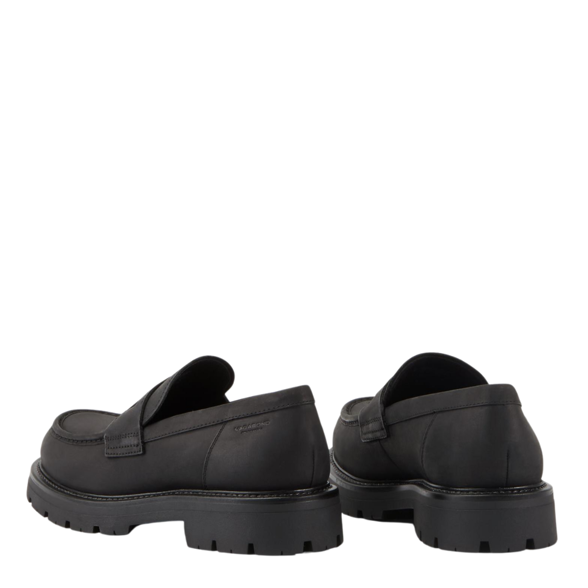 Vagabond Men's Cameron Loafers in Black Oily Nubuck