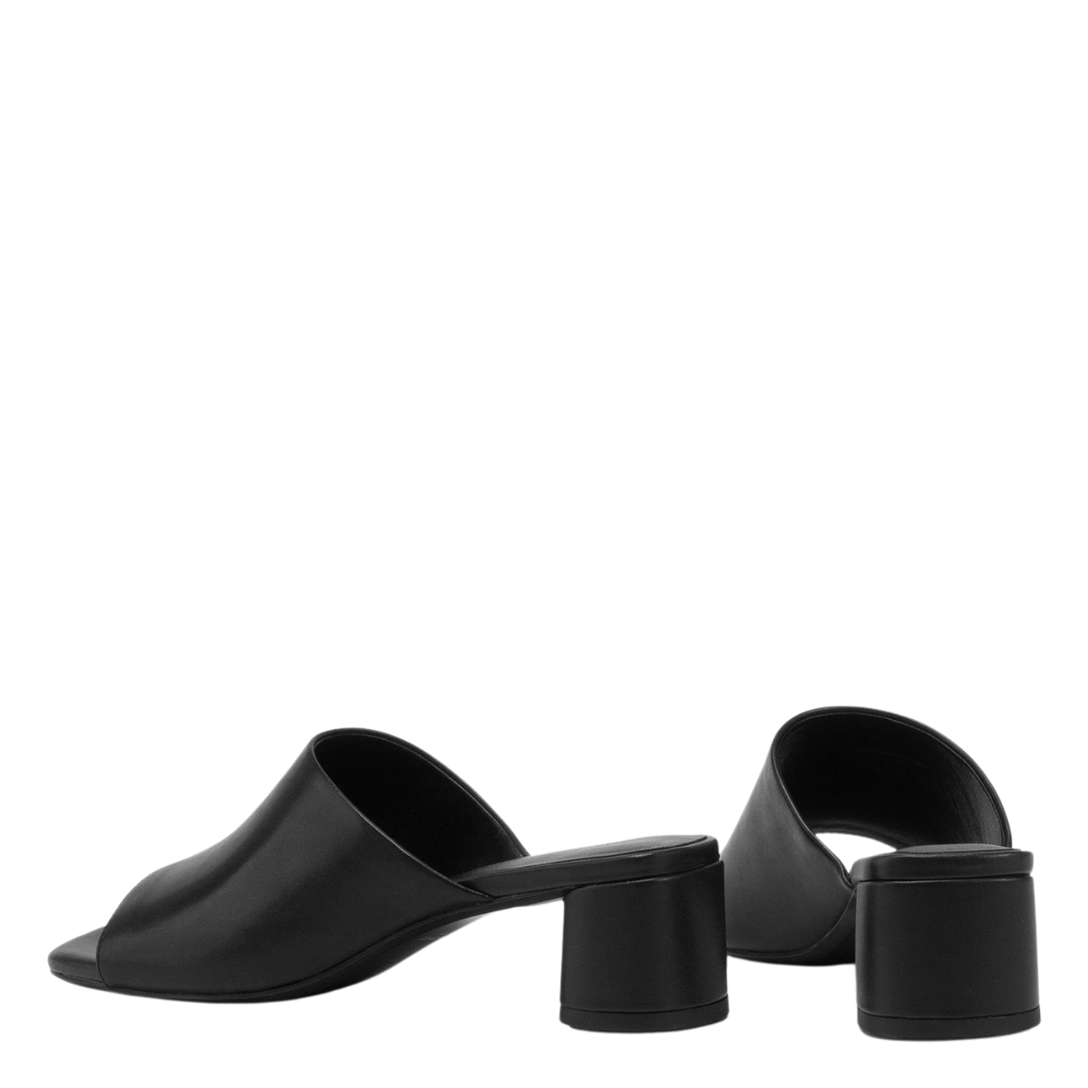 Vagabond Women's Piper Mules in Black Leather