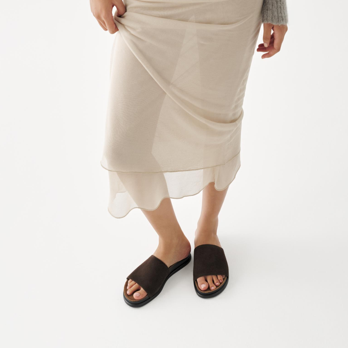 Vagabond Women's Effie Sandals in Brown Suede