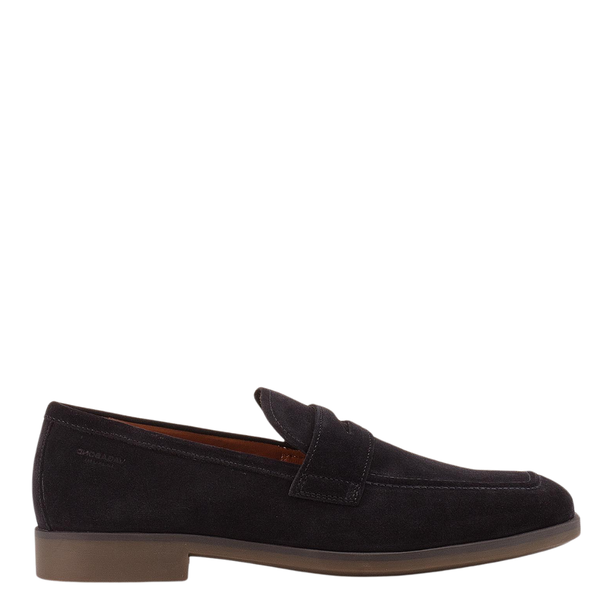 Vagabond Men's Troy Loafers in Dark Blue Suede