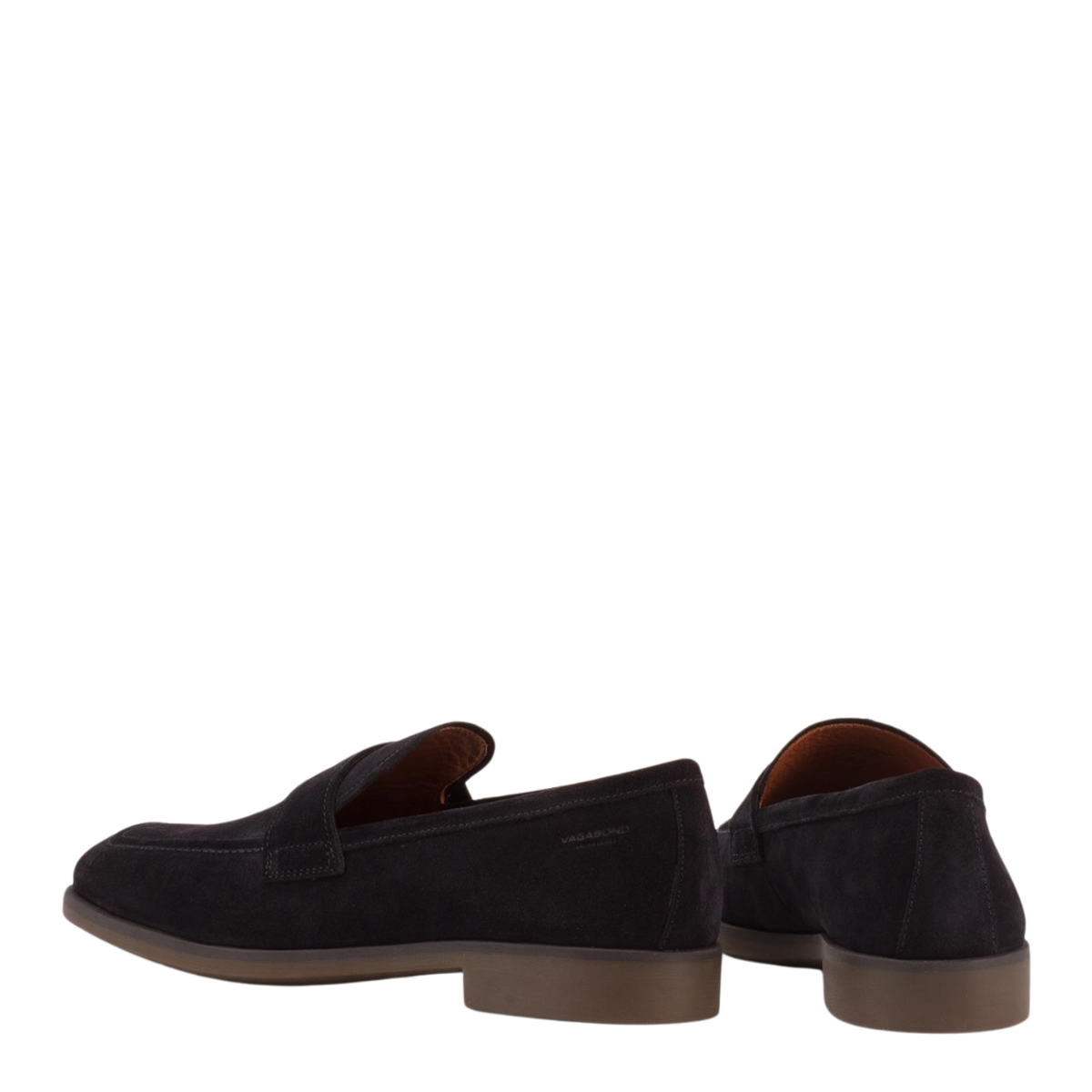 Vagabond Men's Troy Loafers in Dark Blue Suede