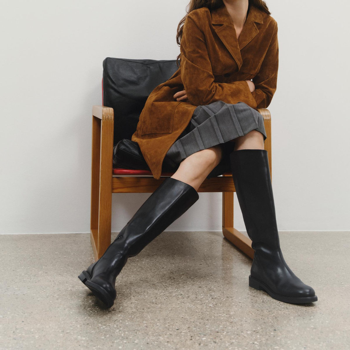 Vagabond Women's Freya Tall Boots in Black Leather