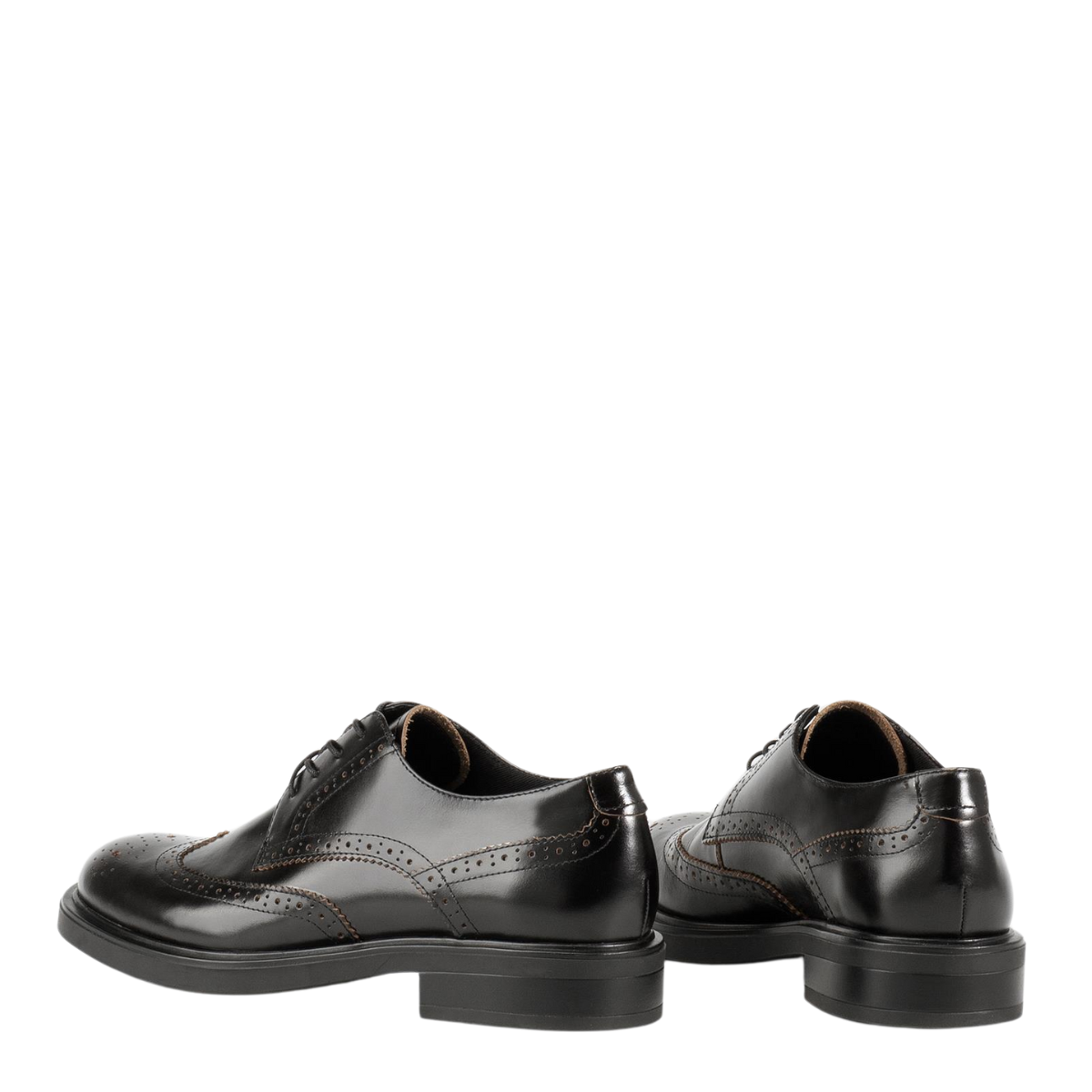 Vagabond Women's Freya Oxford in Black Contrast Edges