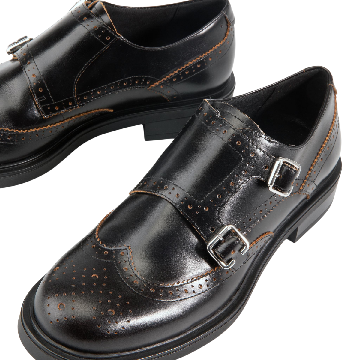 Vagabond Women's Freya Shoes in Black Contrast Edges