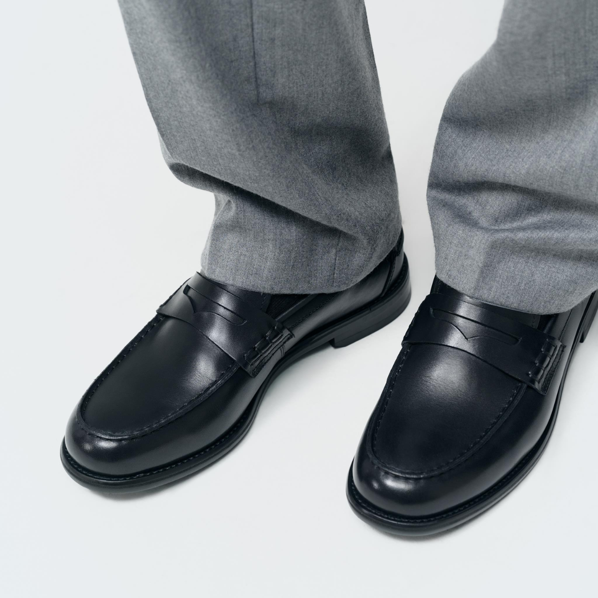 Vagabond Men's Steven Loafers in Black Leather