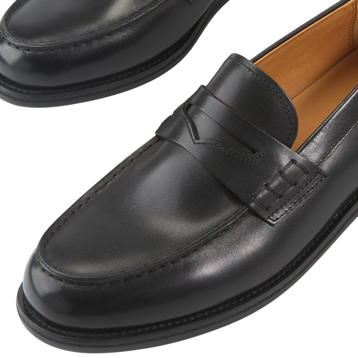 Vagabond Men's Steven Loafers in Black Leather