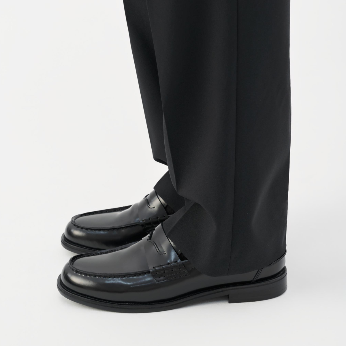Vagabond Men's Steven Loafers in Black Polished Leather