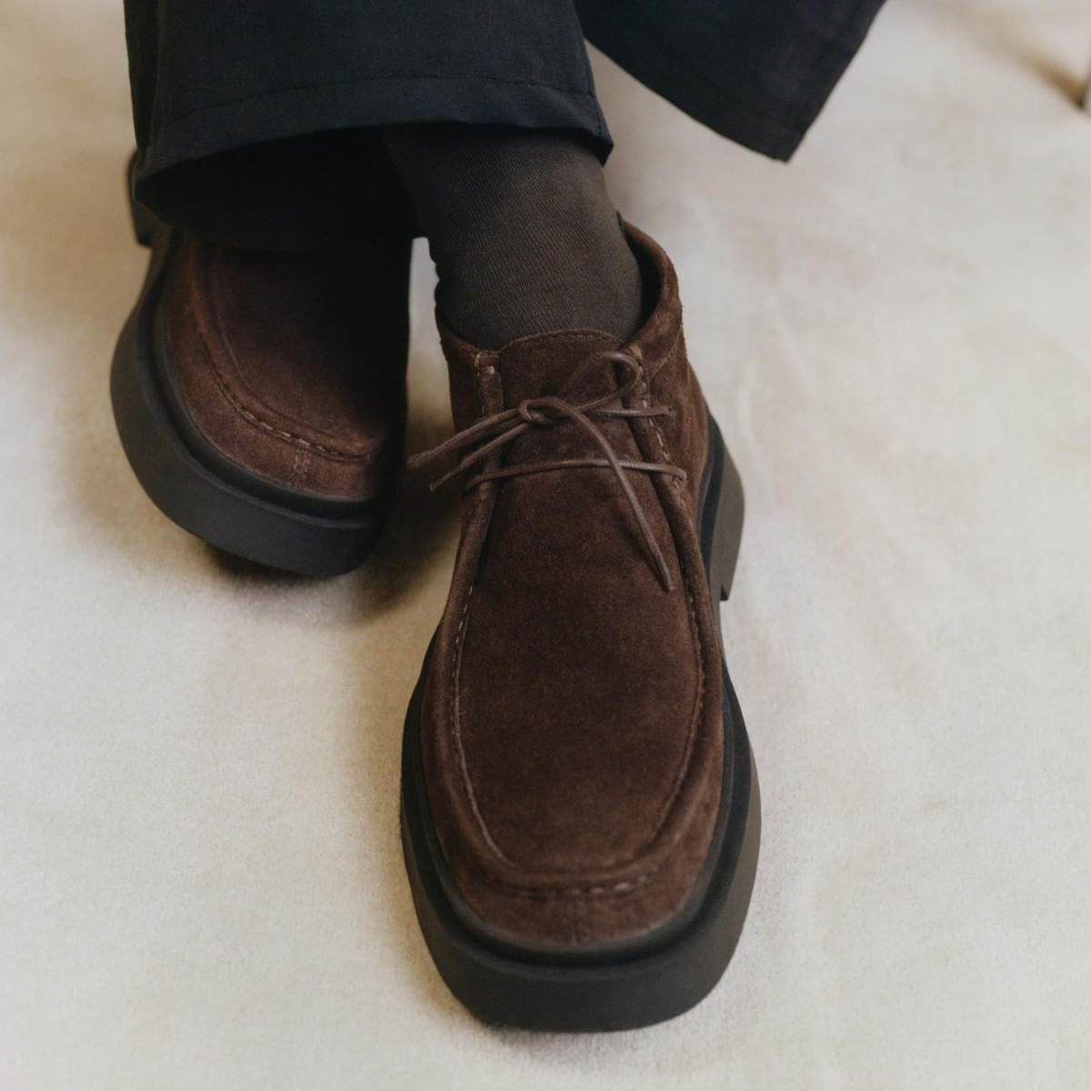 Vagabond Men's Mike Boots in Dark Brown Suede