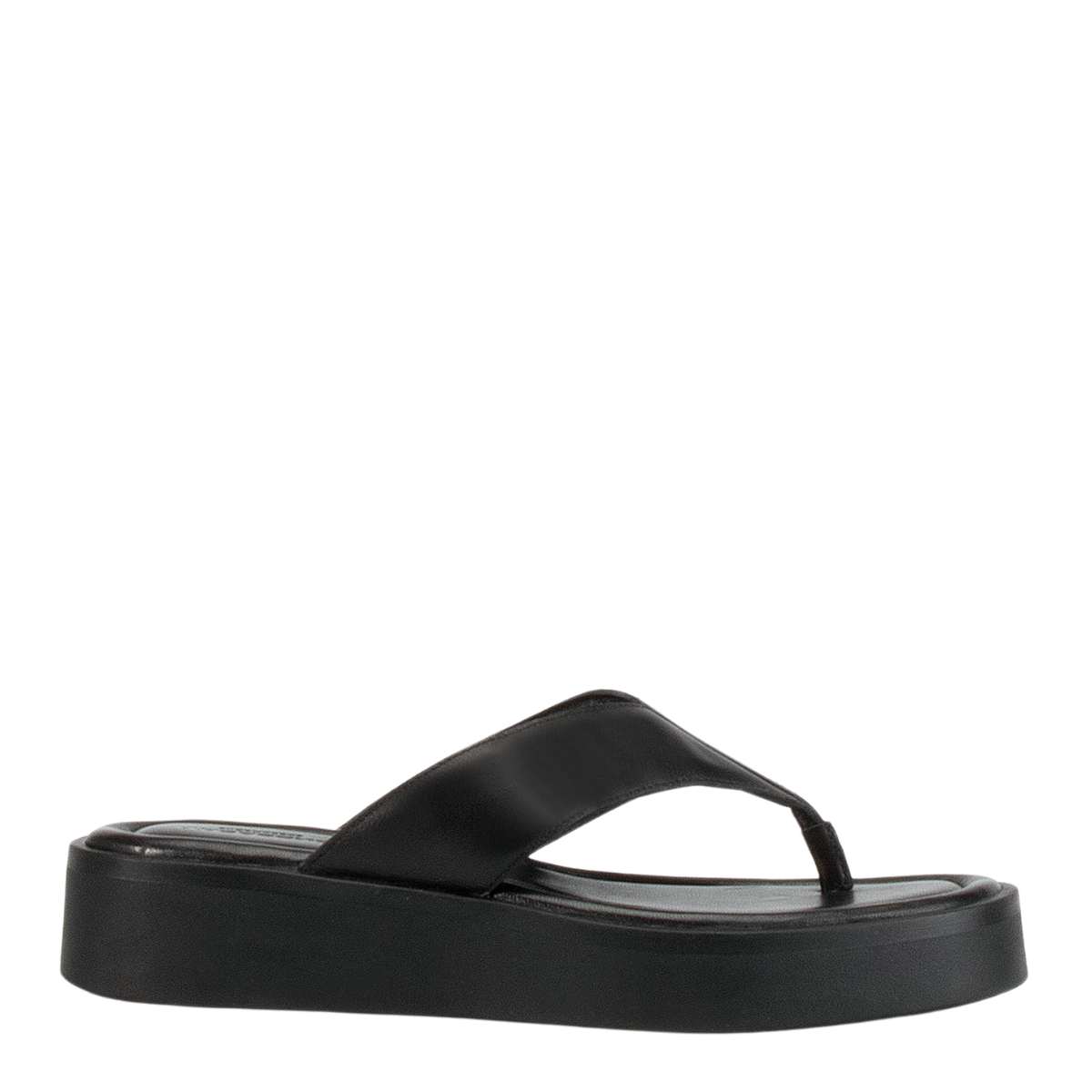 Vagabond Women's Danya Flip-Flop in Black Leather