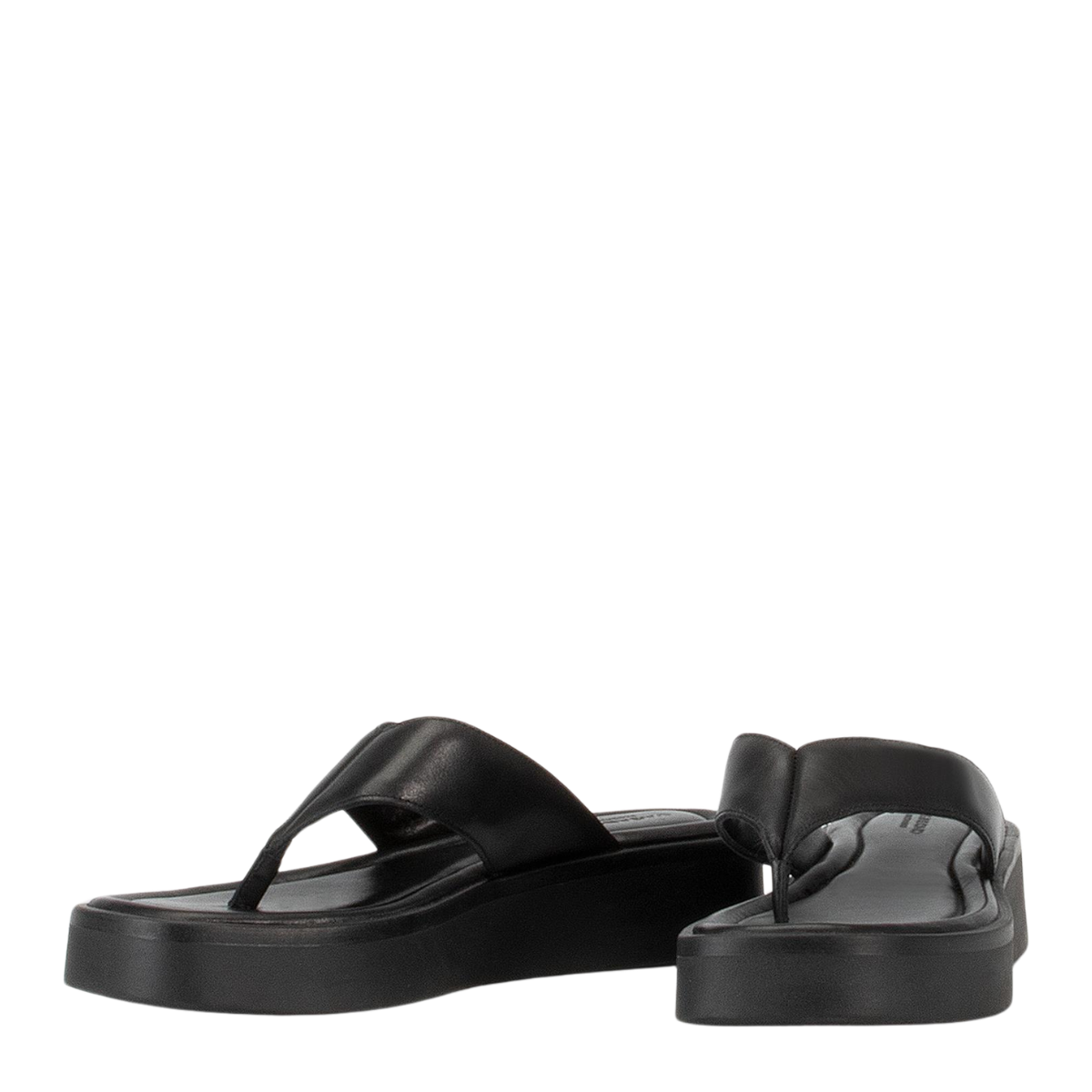 Vagabond Women's Danya Flip-Flop in Black Leather