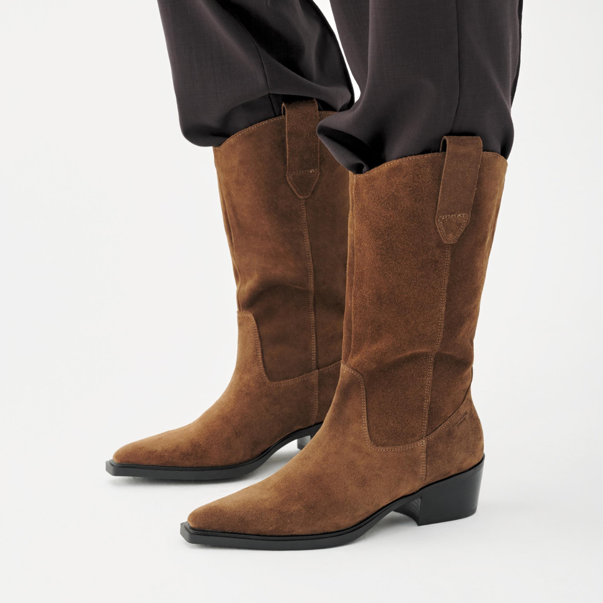 Vagabond Women's Kelsey Tall Boots in Brown Suede