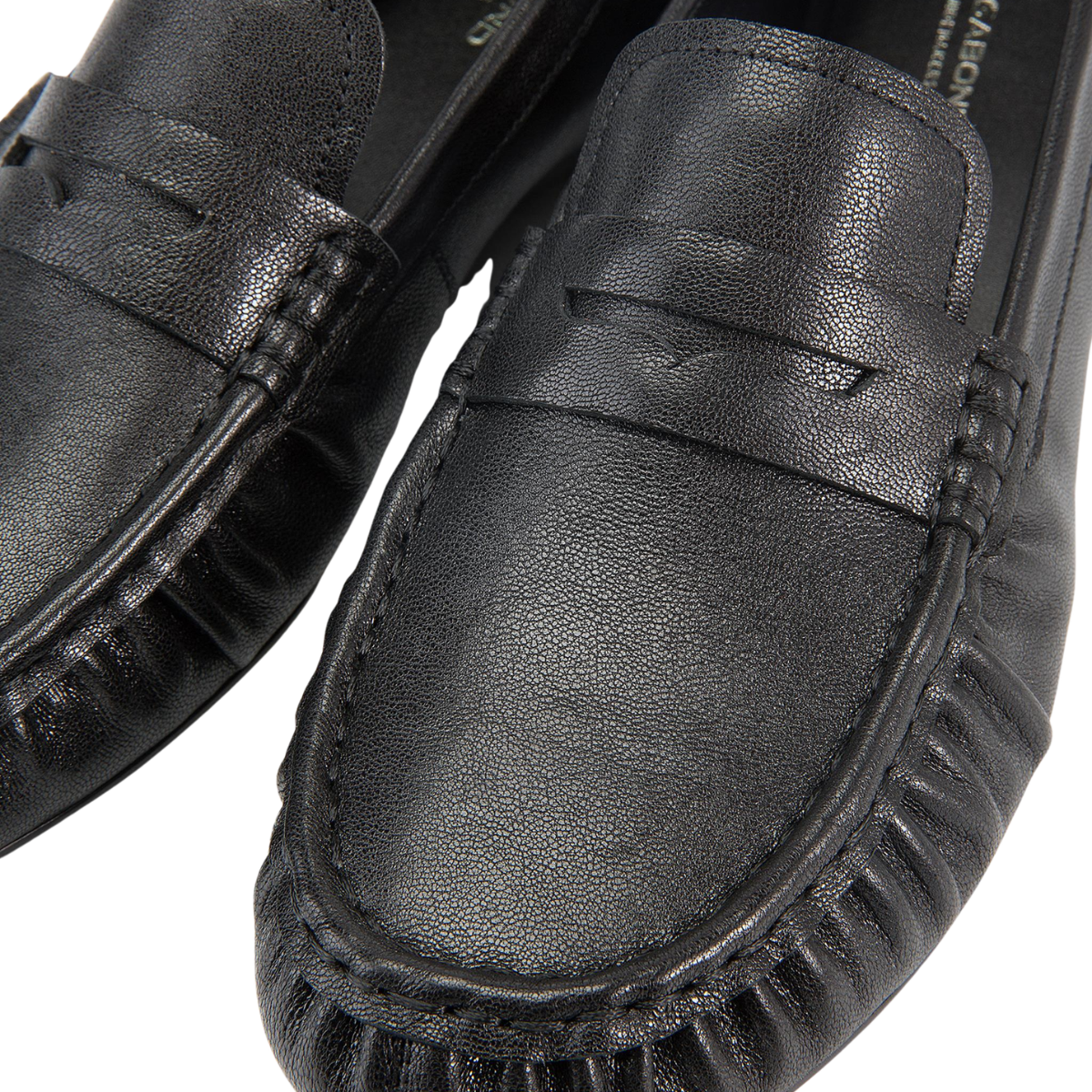 Vagabond Women's Aleya Loafers in Black Leather