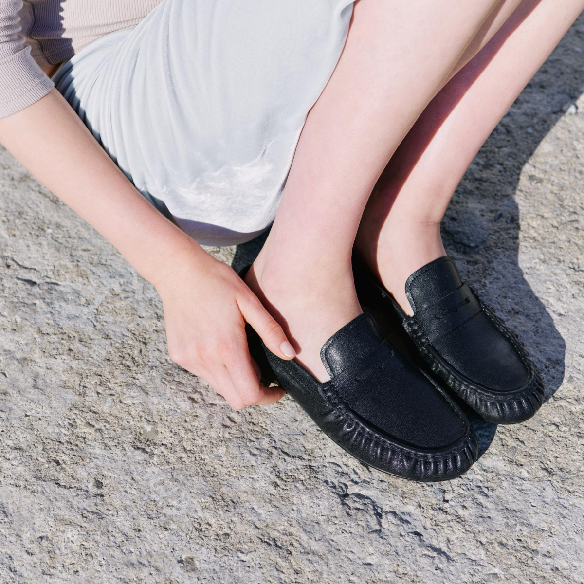 Vagabond Women's Aleya Loafers in Black Leather