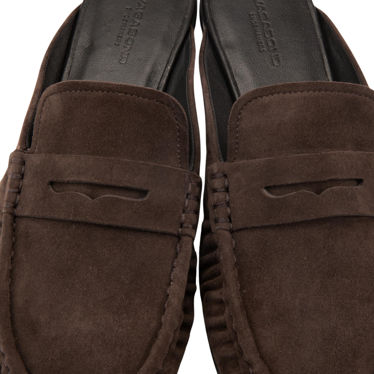 Vagabond Women's Aleya Mules in Brown Suede