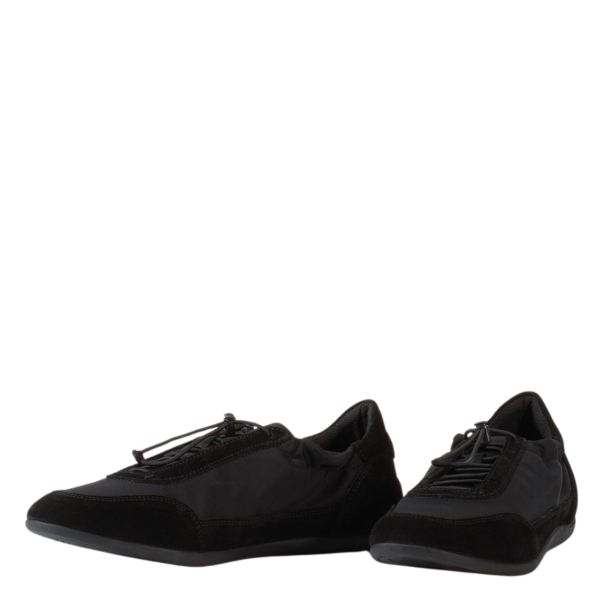 Vagabond Women's Hollie Sneakers in Black Suede/Textile