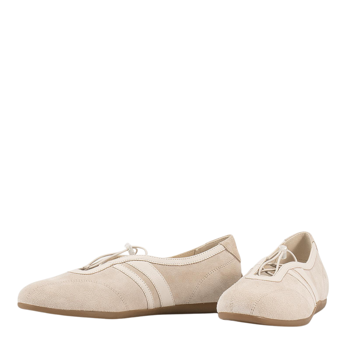 Vagabond Women's Hollie Ballet Flats in Off White Suede