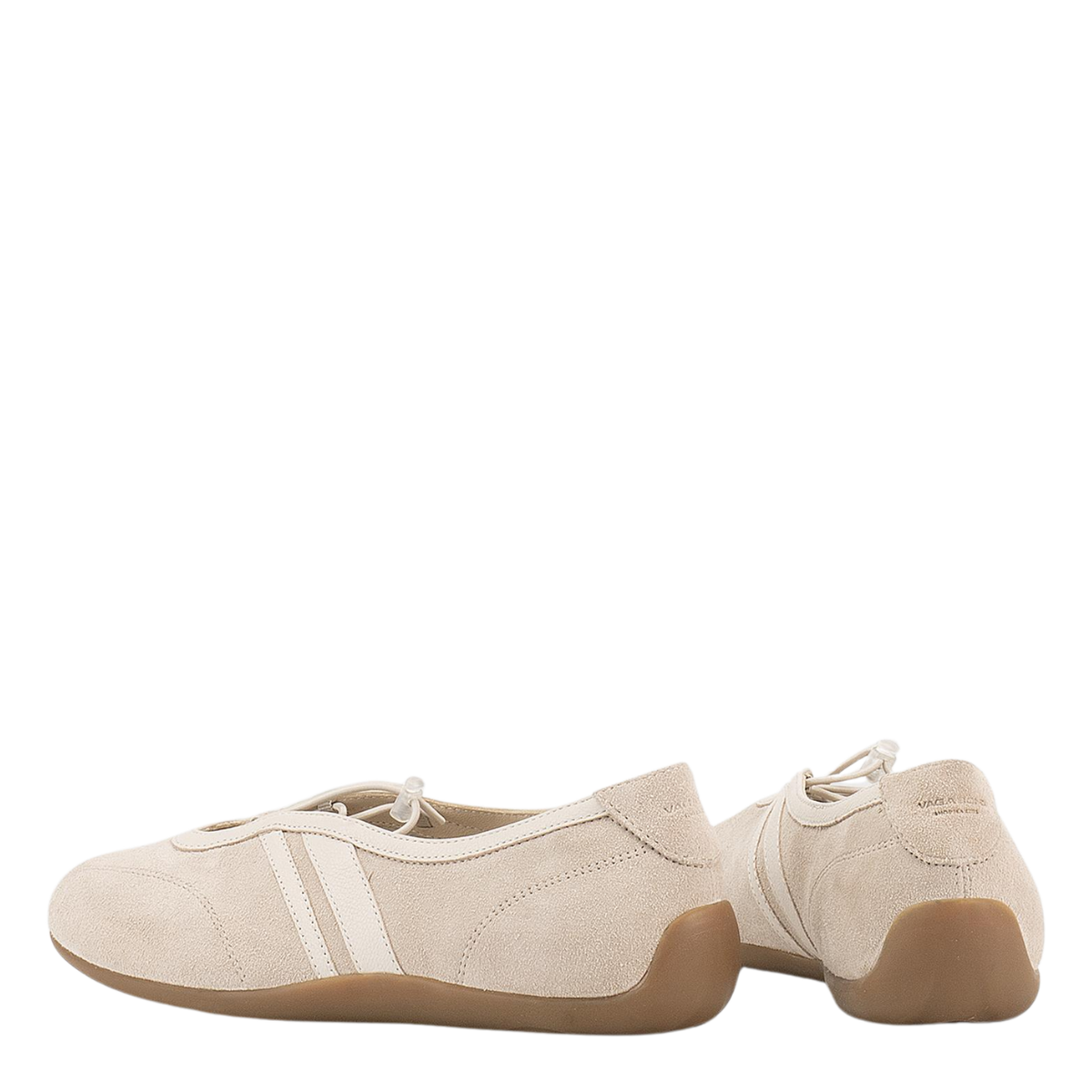Vagabond Women's Hollie Ballet Flats in Off White Suede