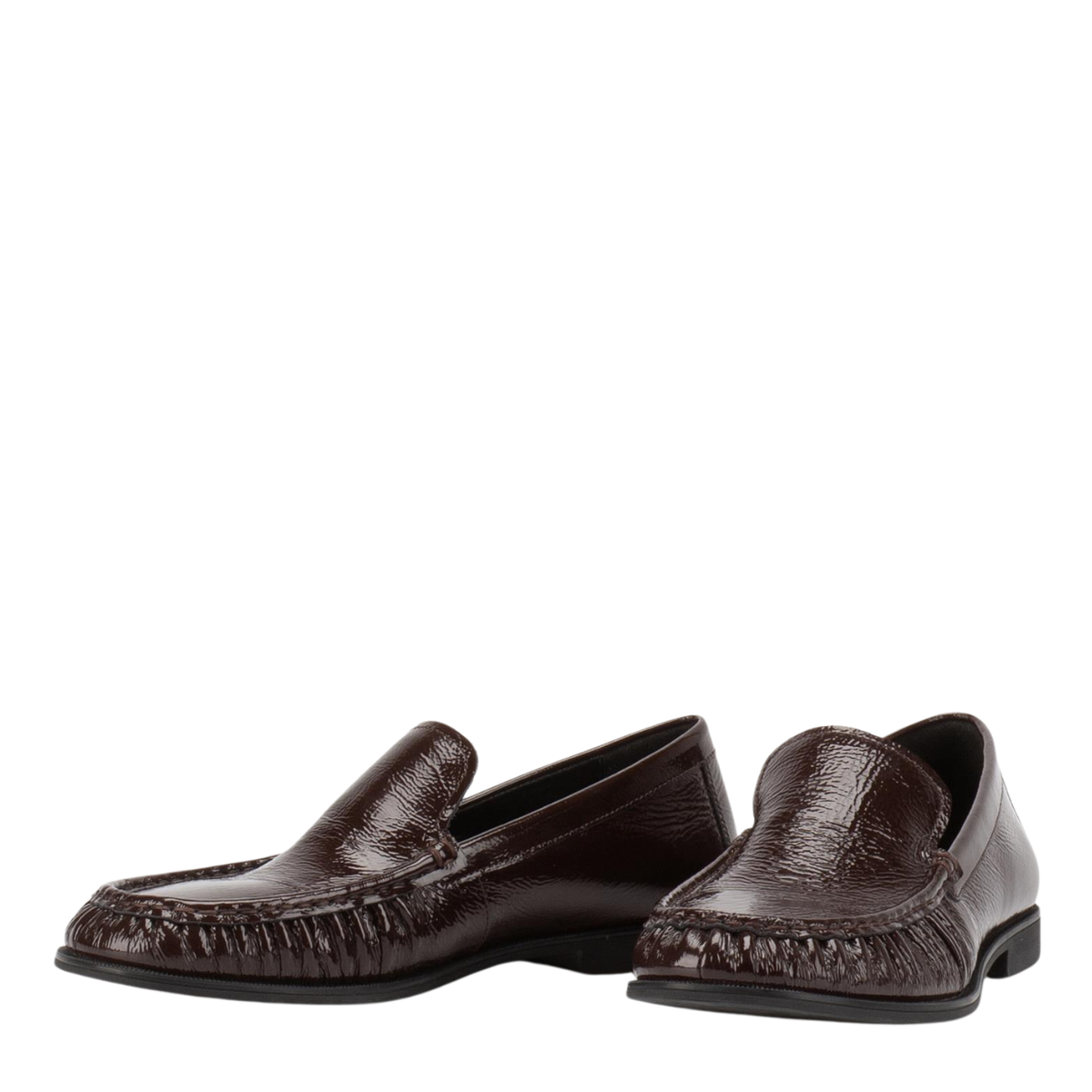 Vagabond Women's Brandi Loafers in Dark Brown Patent Leather