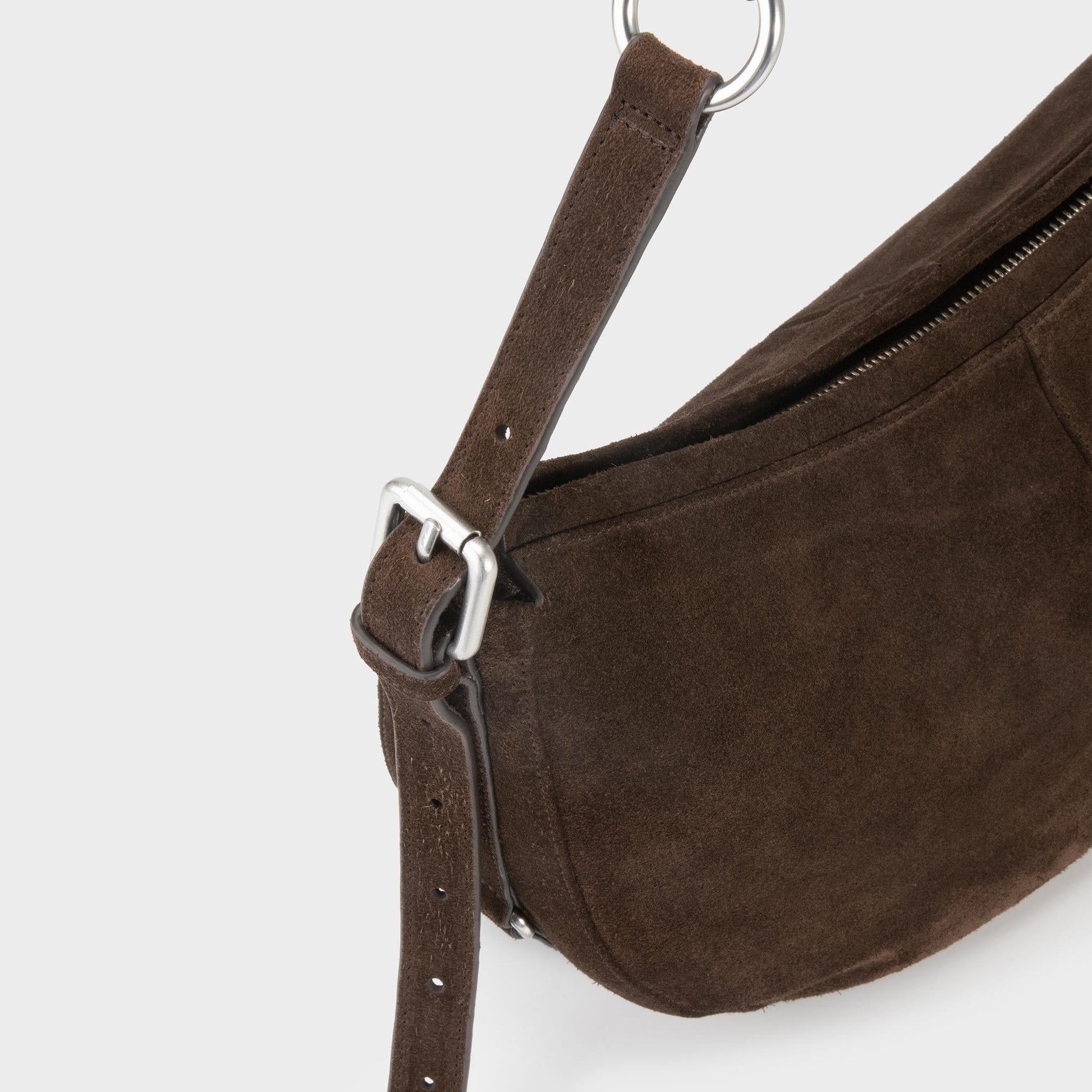 Vagabond Itami Bag in Dark Brown Suede