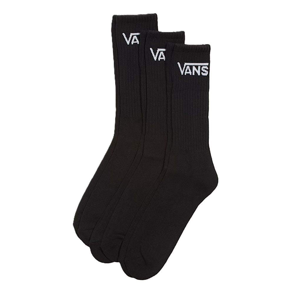 Vans Classic Crew Sock 3-Pack in Black