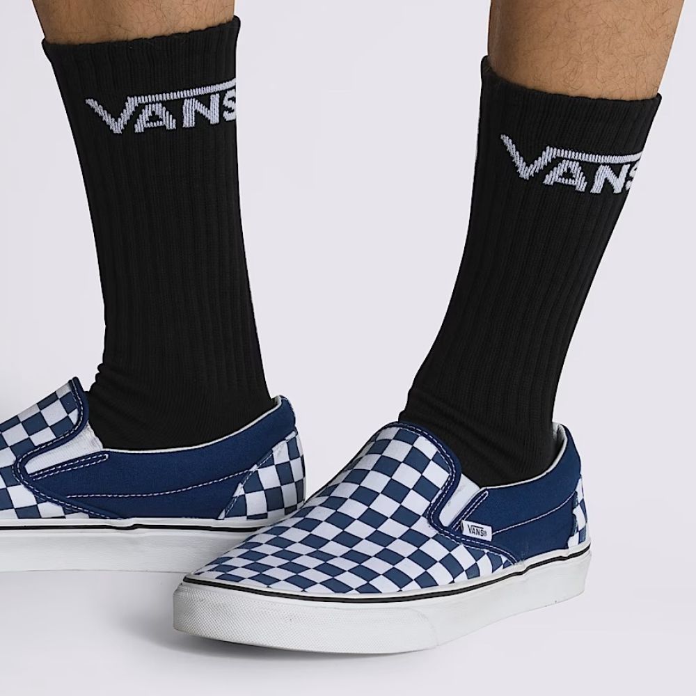 Vans Classic Crew Sock 3-Pack in Black