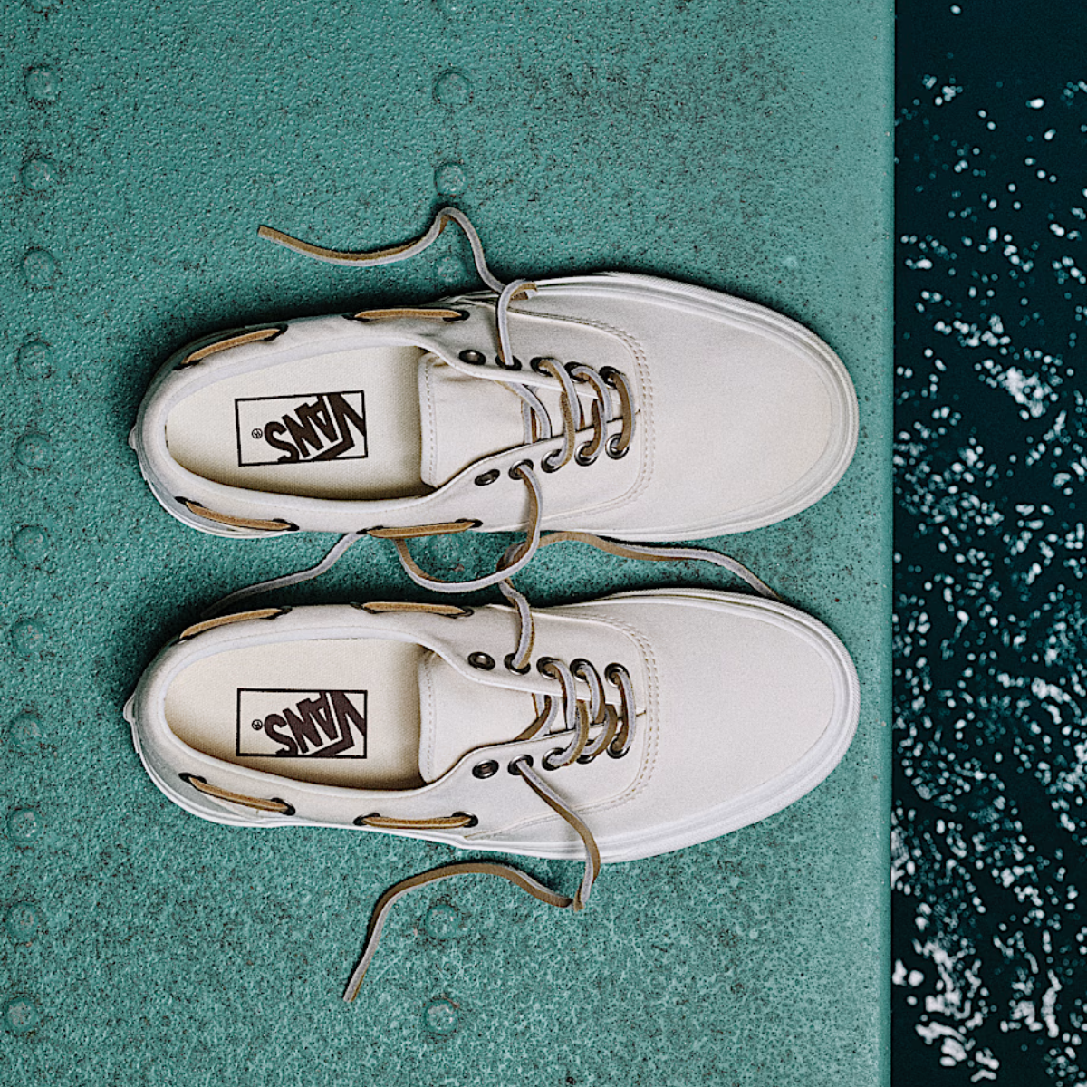 Vans Women's Authentic Boat Shoe in Marshmallow