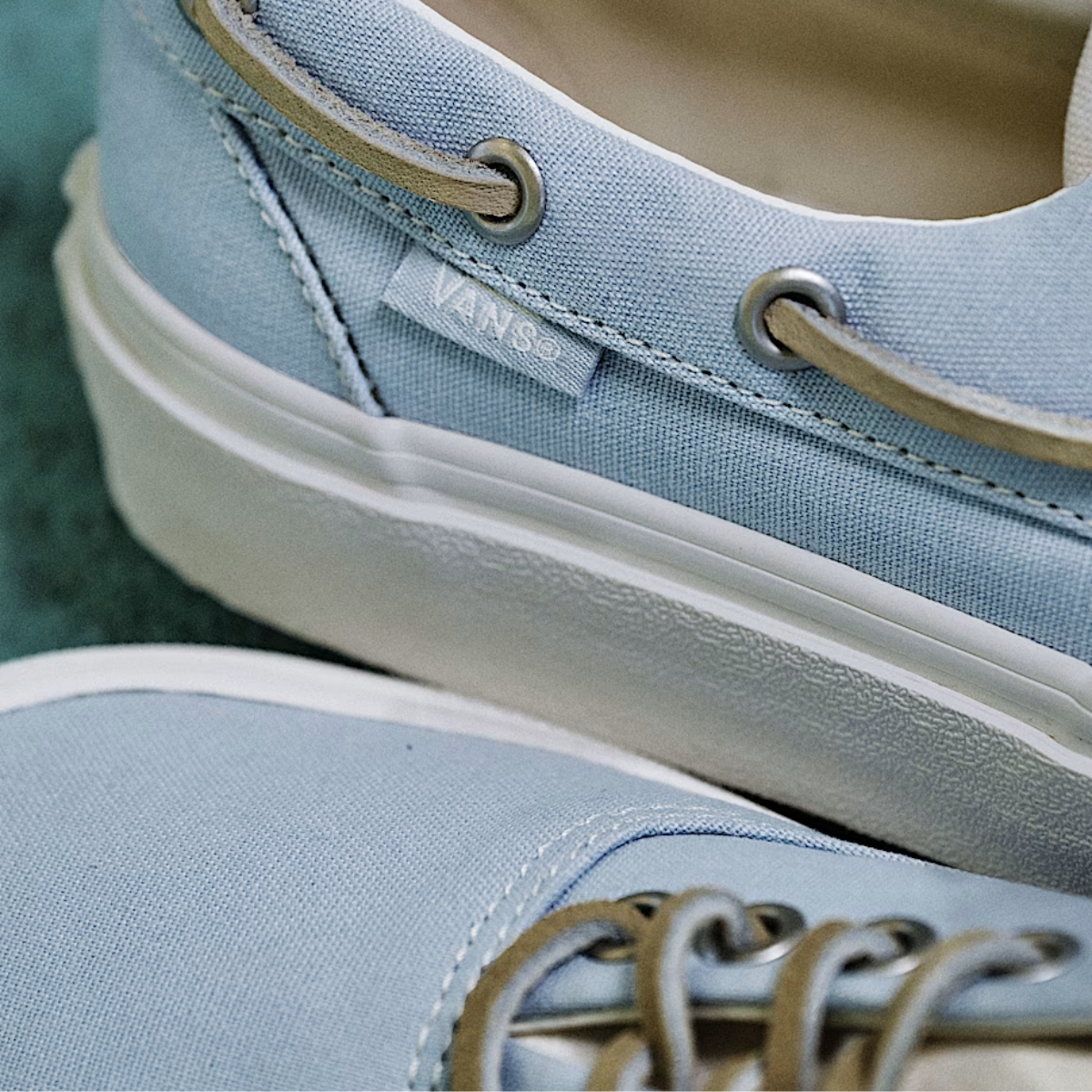 Vans Women's Authentic Boat Shoe in Soft Slate Blue