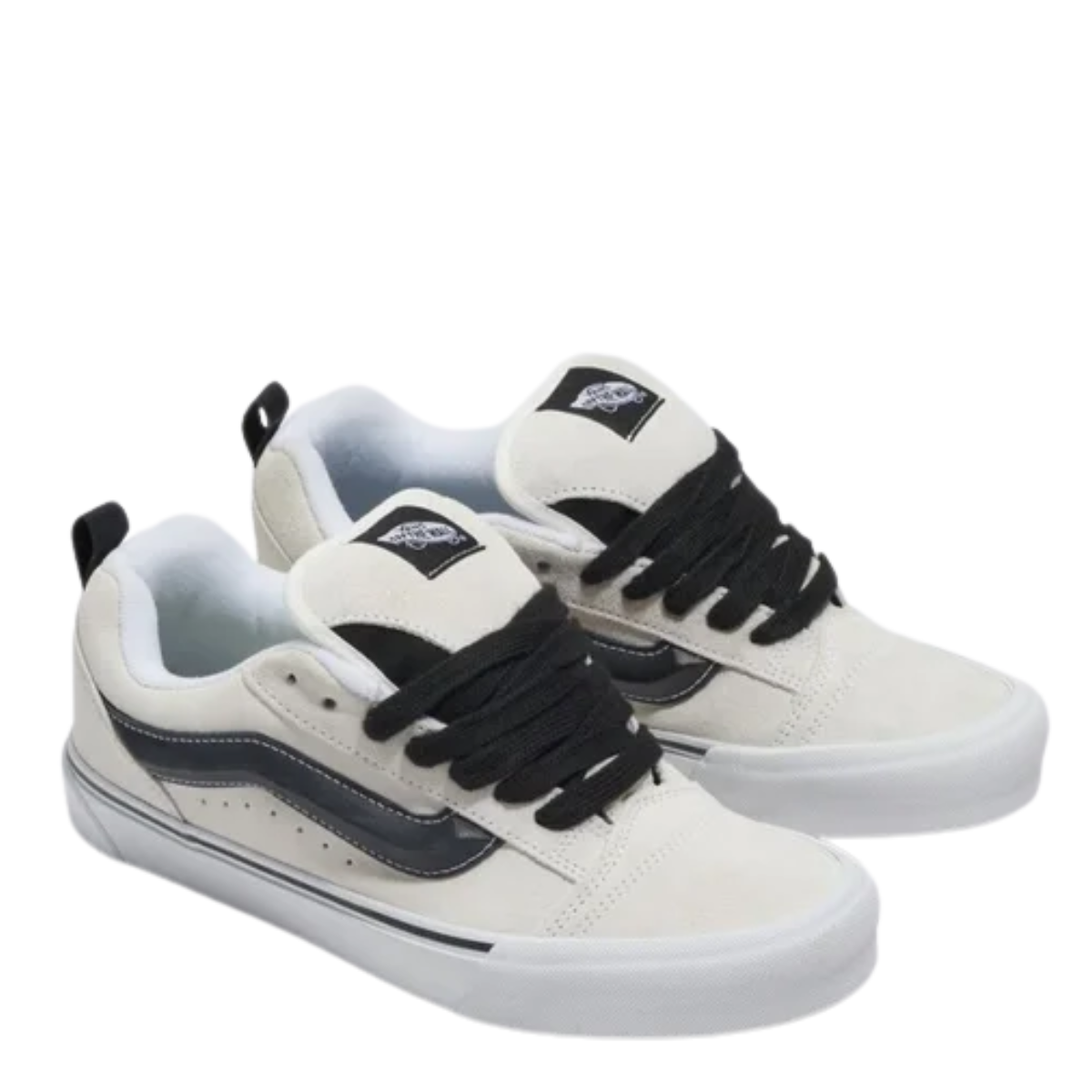 Vans Knu Skool in Cream/Black