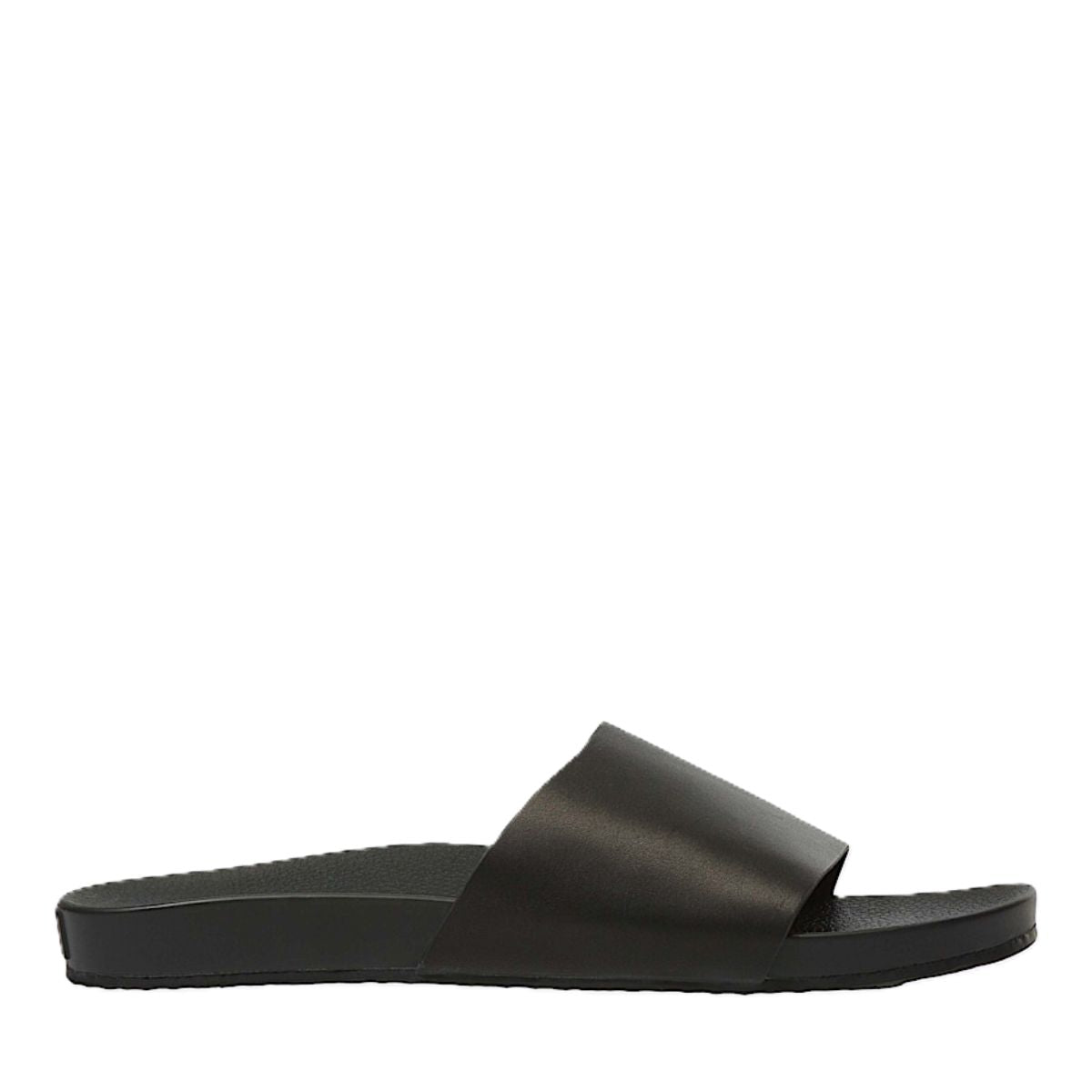 Vans Women's Decon Slide Surf in Black Leather