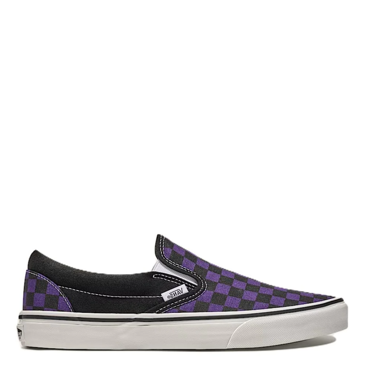 Vans Checkerboard Classic Slip-On in Black/Gothic Grape