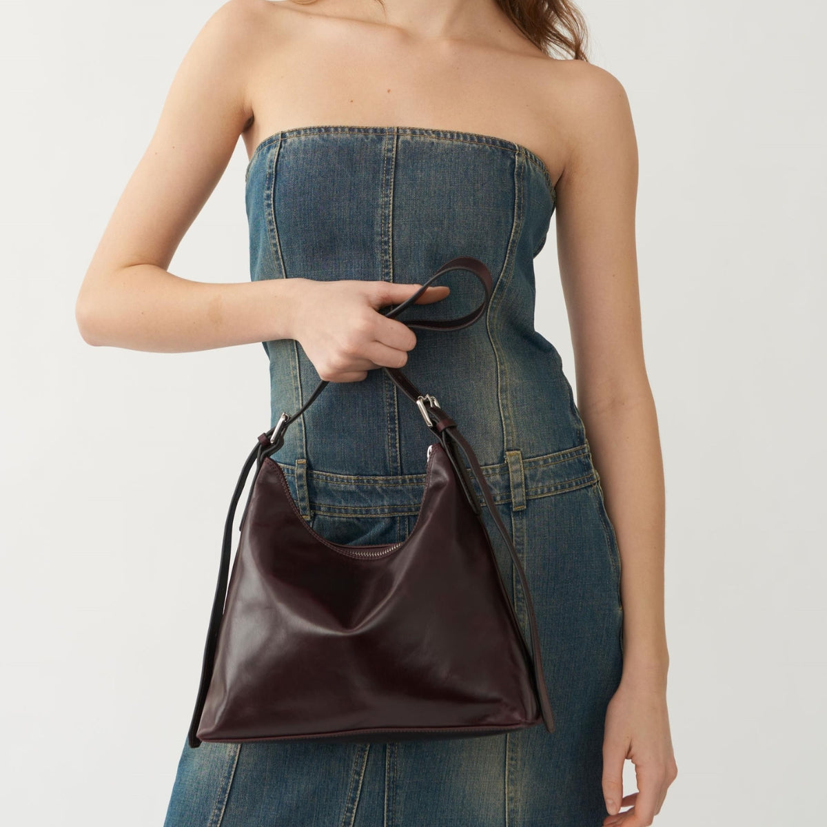 Vagabond Bari Bag in Dark Brown Leather
