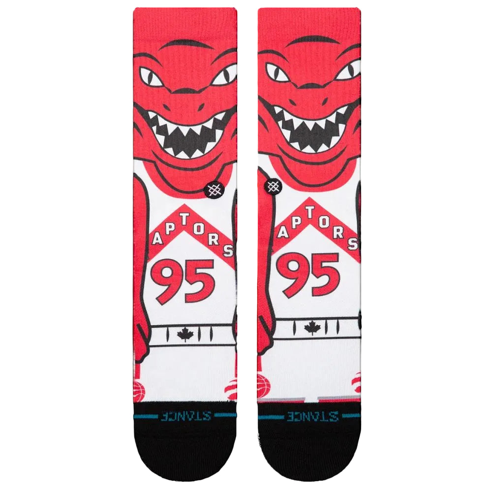 Stance Toronto Raptors Mascot Crew Socks in Multi