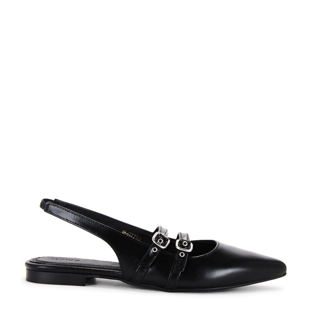 Alohas Women's Wren Leather Pumps in Black