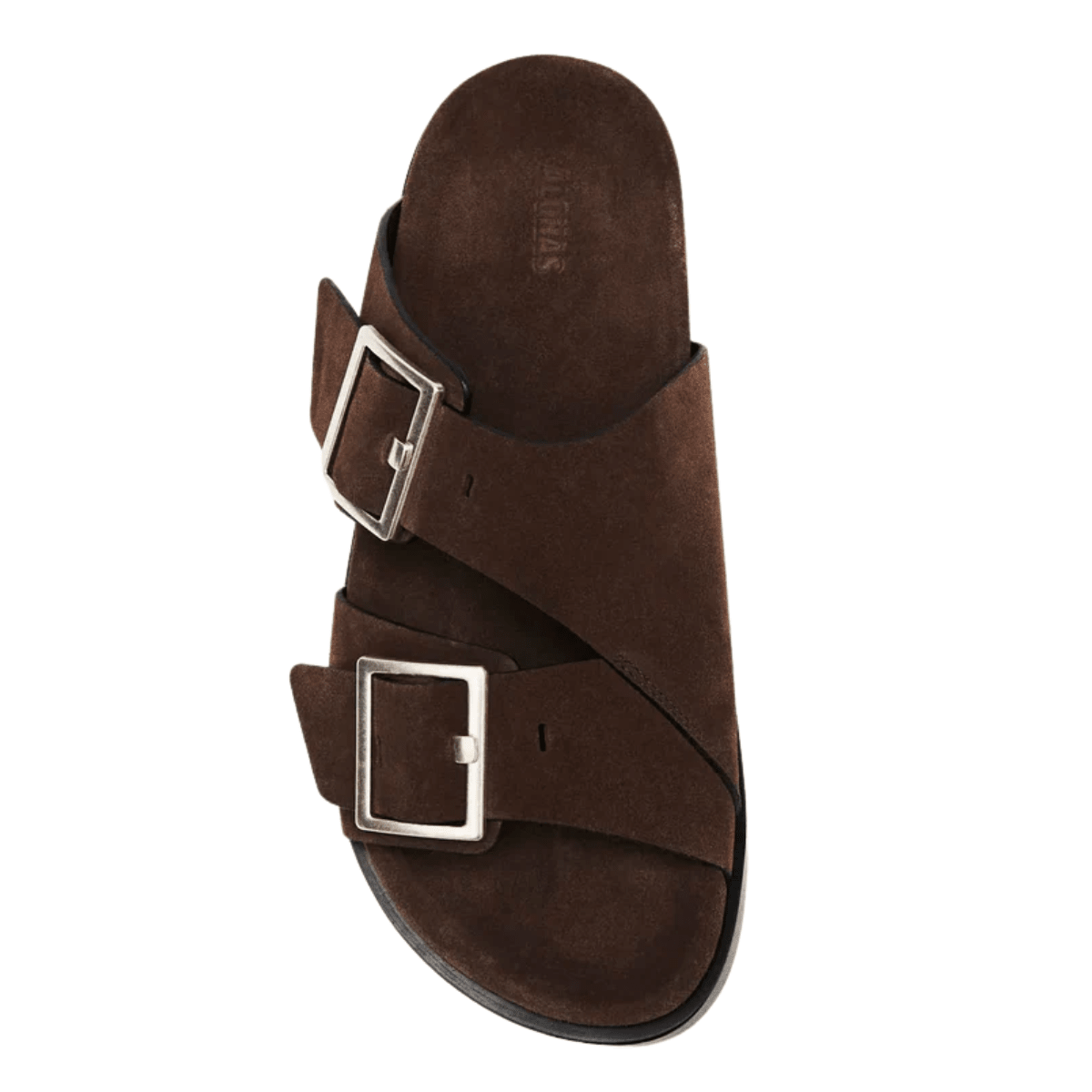 Alohas Women's Alba Sandal in Suede Brown - Getoutside Shoes