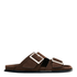 Alohas Women's Alba Sandal in Suede Brown - Getoutside Shoes
