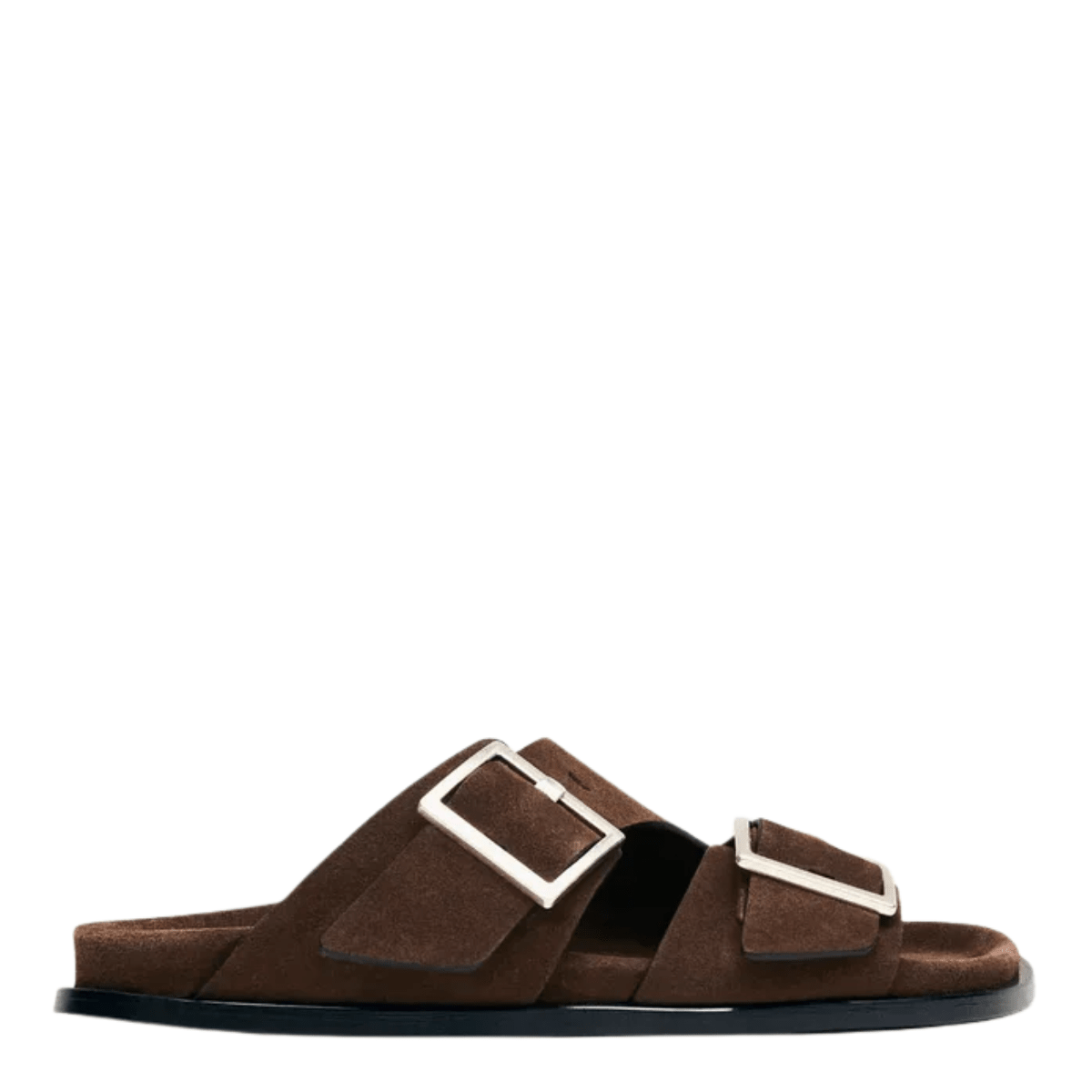 Alohas Women's Alba Sandal in Suede Brown - Getoutside Shoes