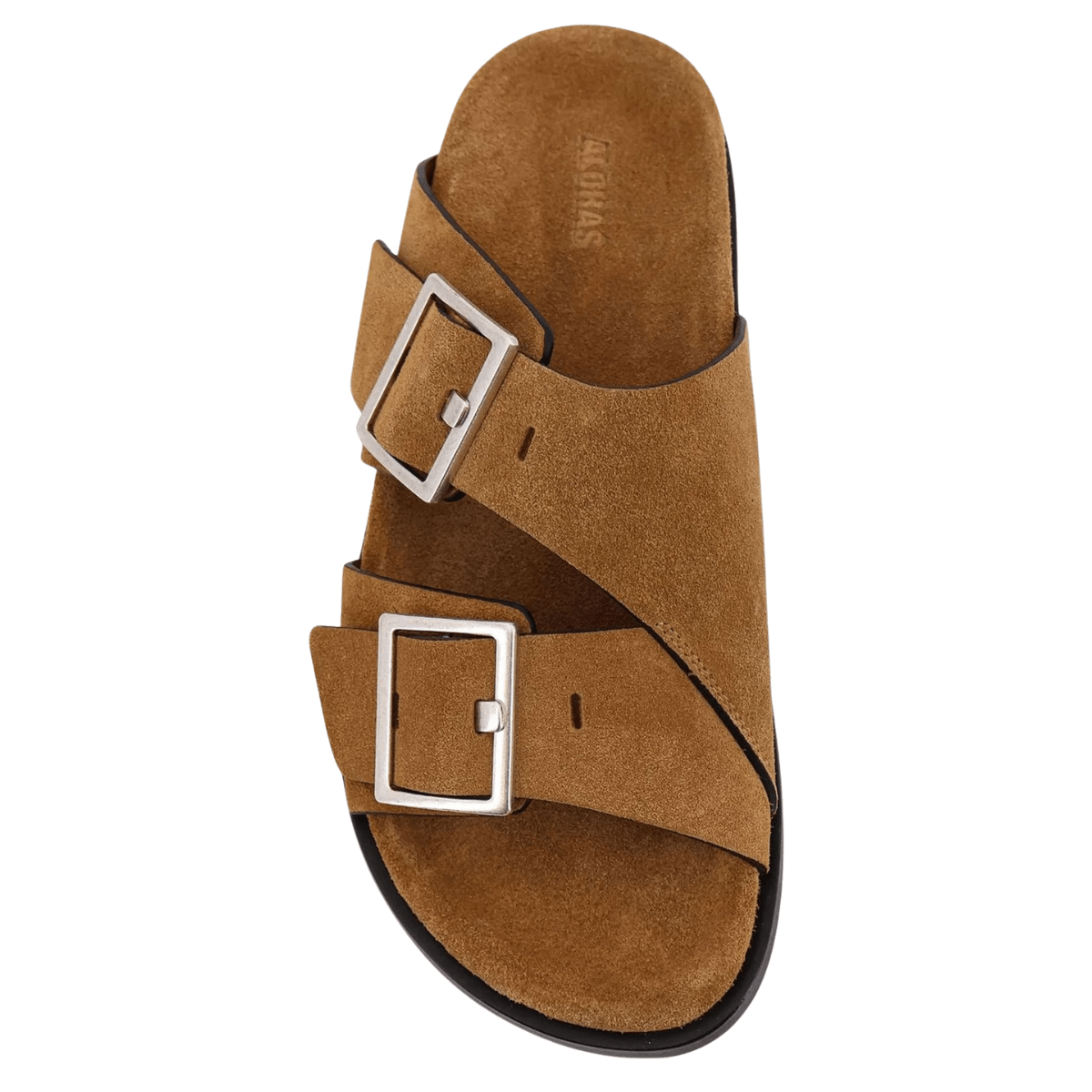 Alohas Women's Alba Sandal in Suede Tan - Getoutside Shoes