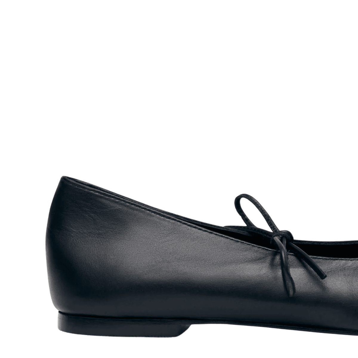 Alohas Women's Sway Leather Ballet Flats in Black - Getoutside Shoes