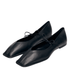 Alohas Women's Sway Leather Ballet Flats in Black - Getoutside Shoes