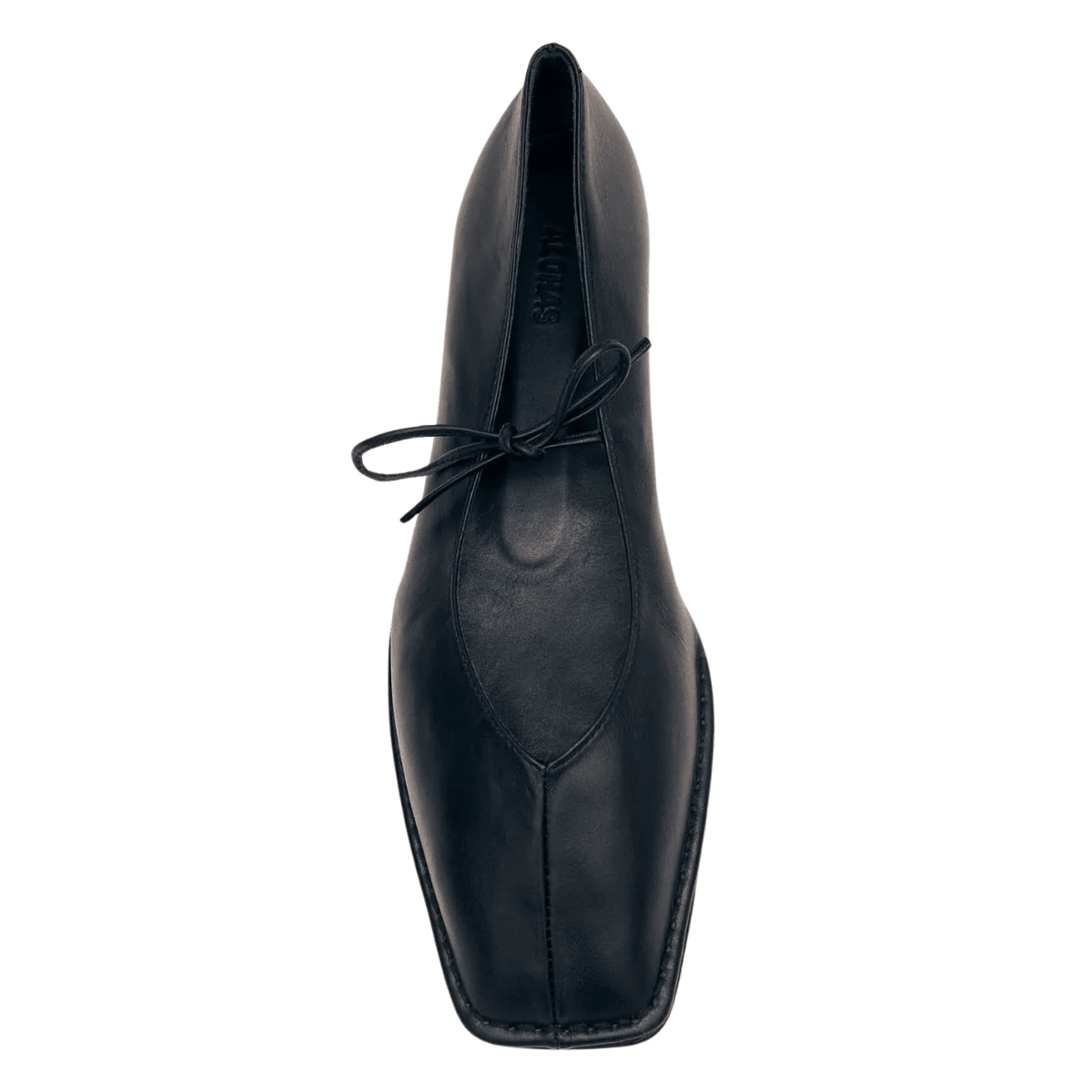 Alohas Women's Sway Leather Ballet Flats in Black - Getoutside Shoes