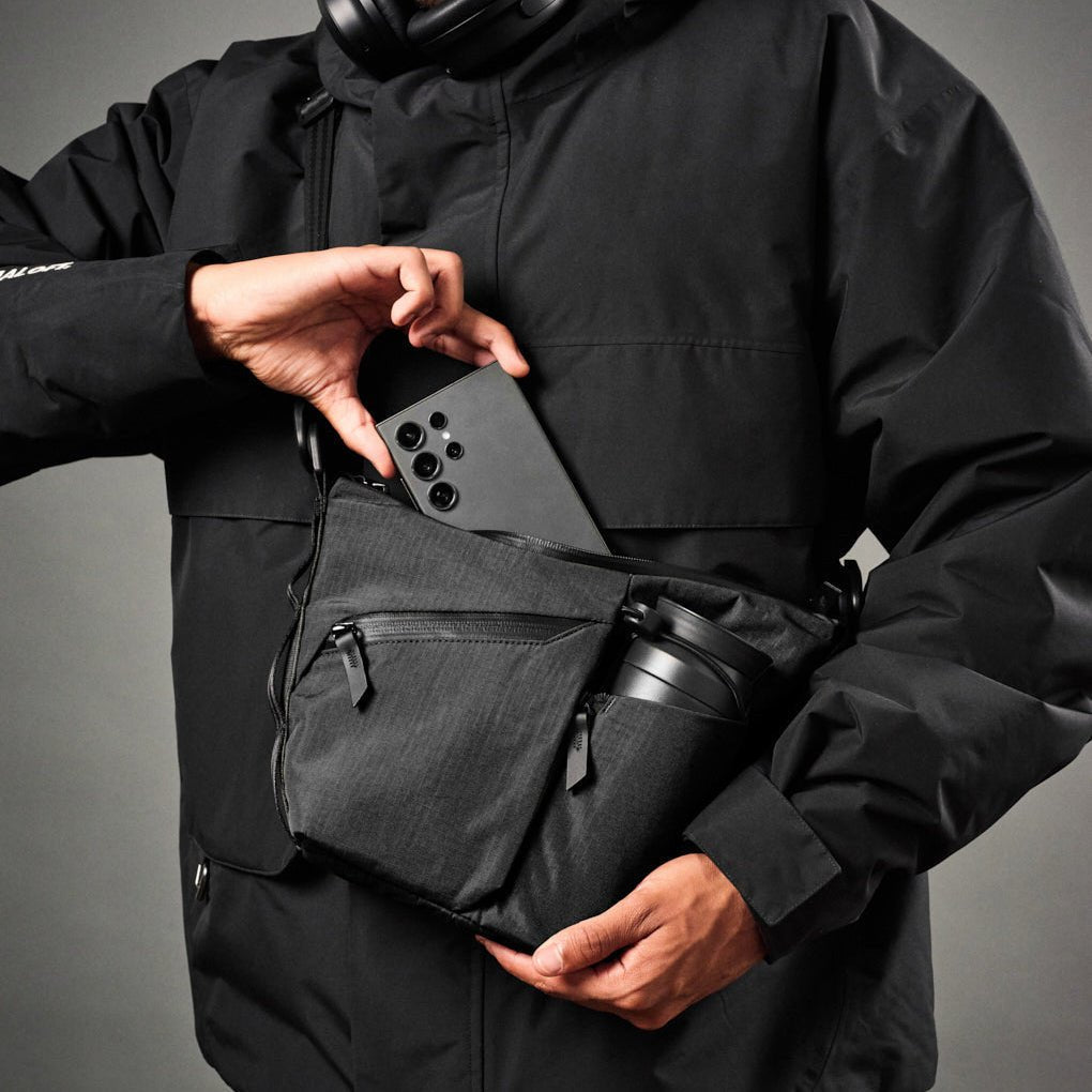 Alpaka Flow Satchel 2L in Black - Getoutside Shoes