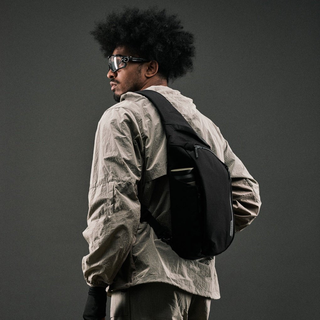 Alpaka Metro Crossbody - Left Shoulder in Black - Getoutside Shoes