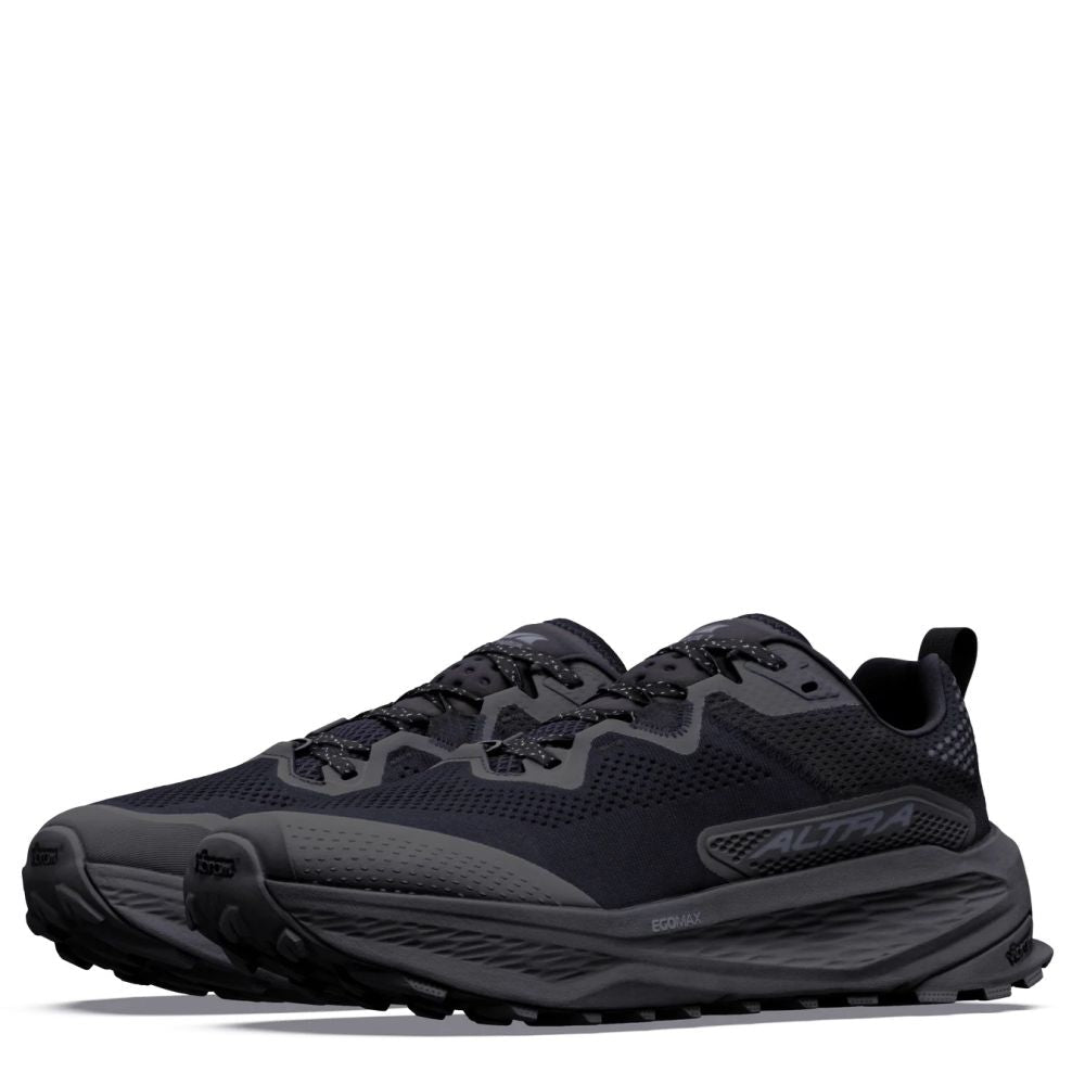 Altra Men's Olympus 7 in Black/Dark Shadow/Black - Getoutside Shoes