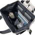 Anello Cross Bottle Backpack Large in White Black - Getoutside Shoes